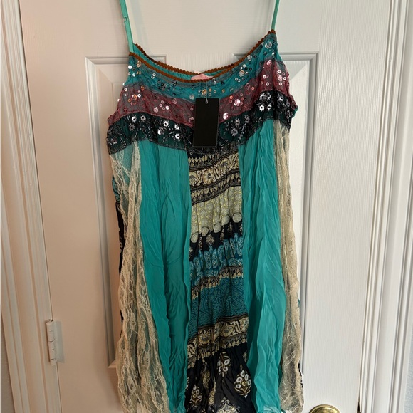 Colorful Women's Tank Top with Sequins - Picture 1 of 4